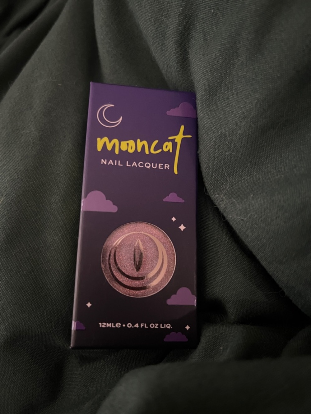 Moncat Nail Lacquer NIB— an iridescent pink with copper tones